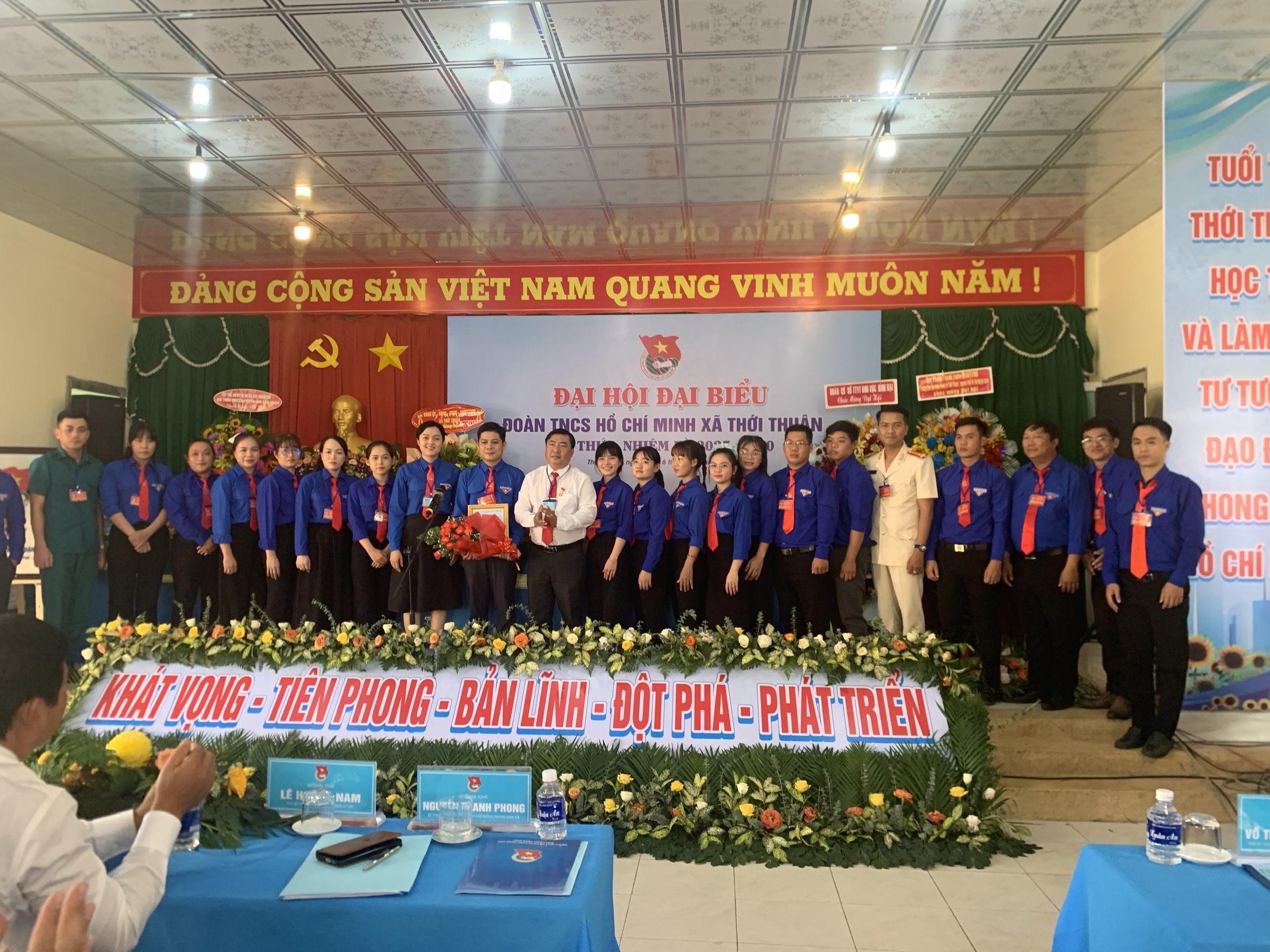 THỚI THUẬN TỔ CHỨC THÀNH CÔNG ĐẠI HỘI ĐẠI BIỂU ĐOÀN TNCS HỒ CHÍ MINH XÃ THỚI THUẬN, LẦN THỨ I
NHIỆM KỲ 2025 – 2030